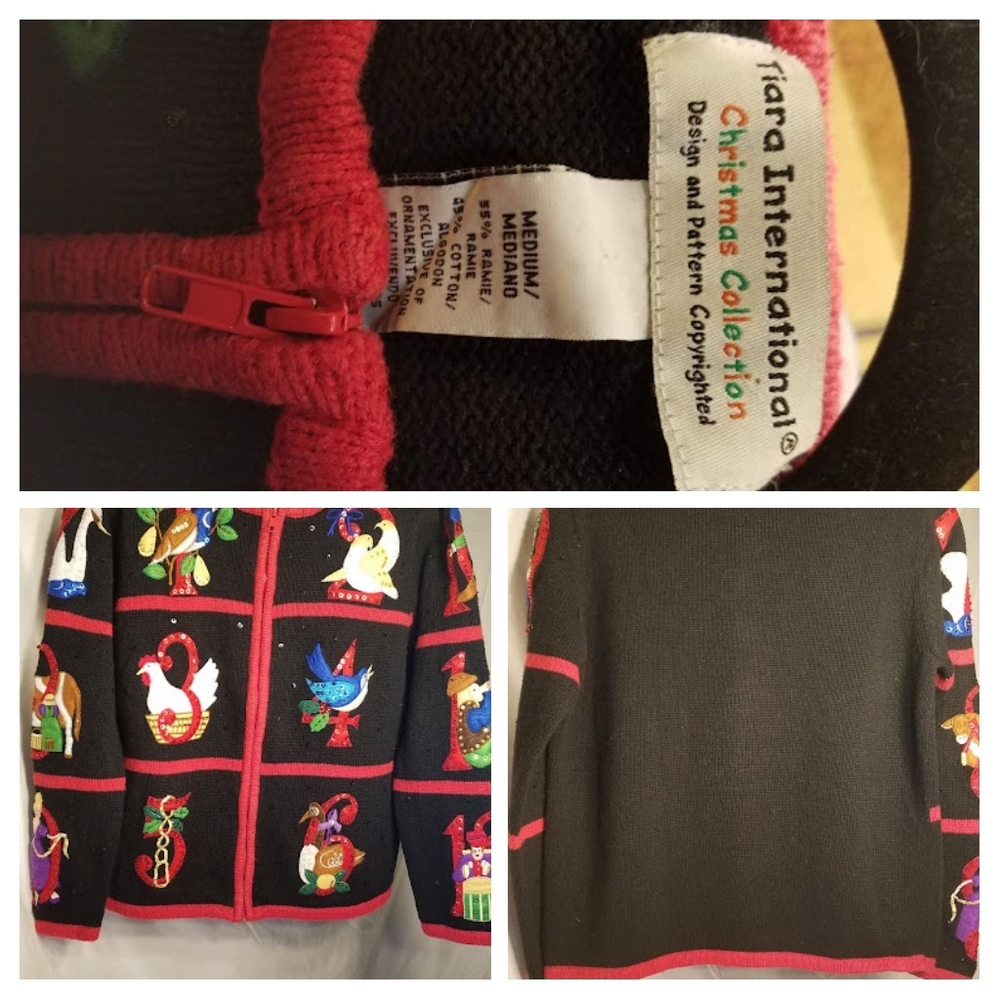 Medium Tiara International Christmas collection sweater